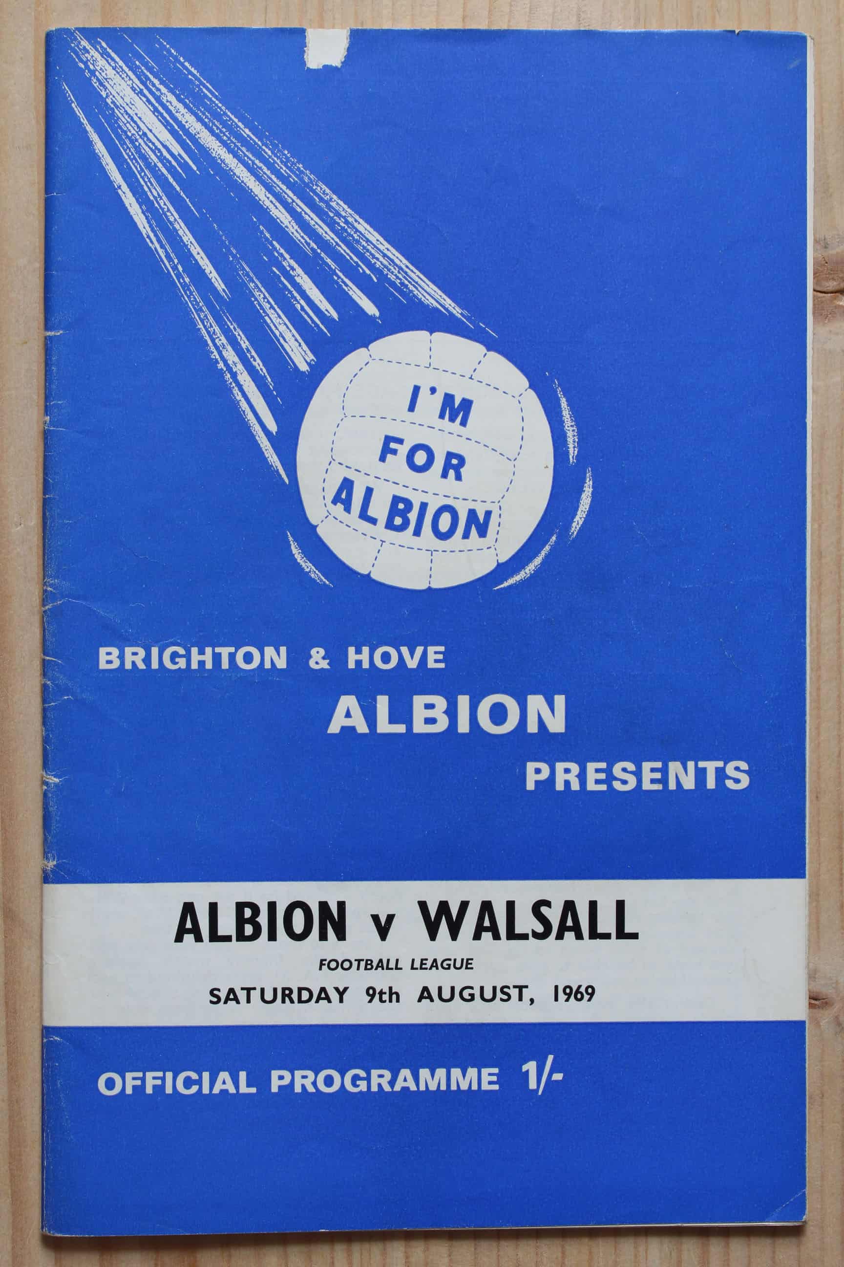 Brighton & Hove Albion FC v Walsall FC